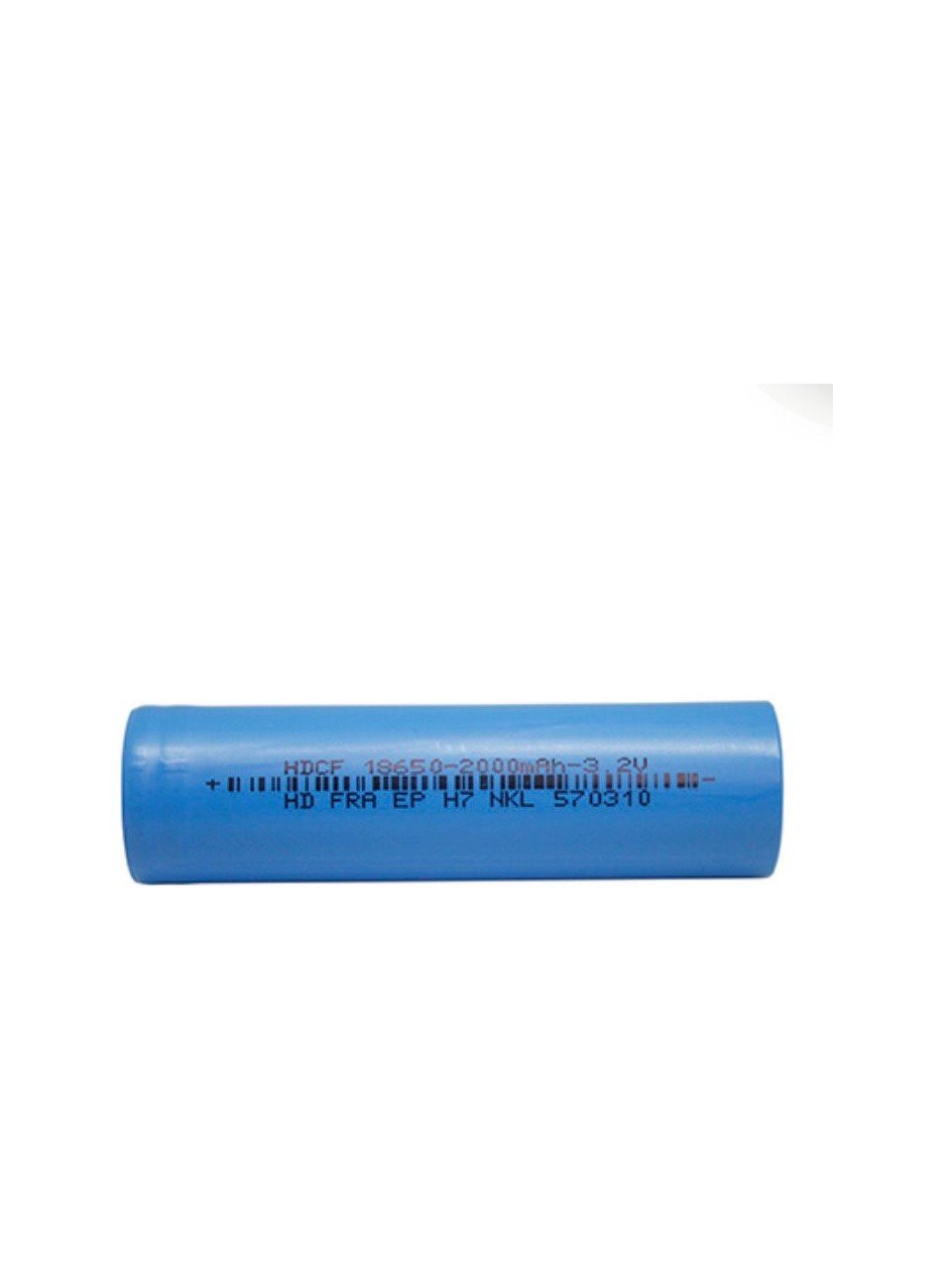 HDCF18650 18650 LİTYUM  PİL 2000 MAH ŞARJ EDİLEBİLİR  LİFEPO4 PİL (YENİLENMİŞ)