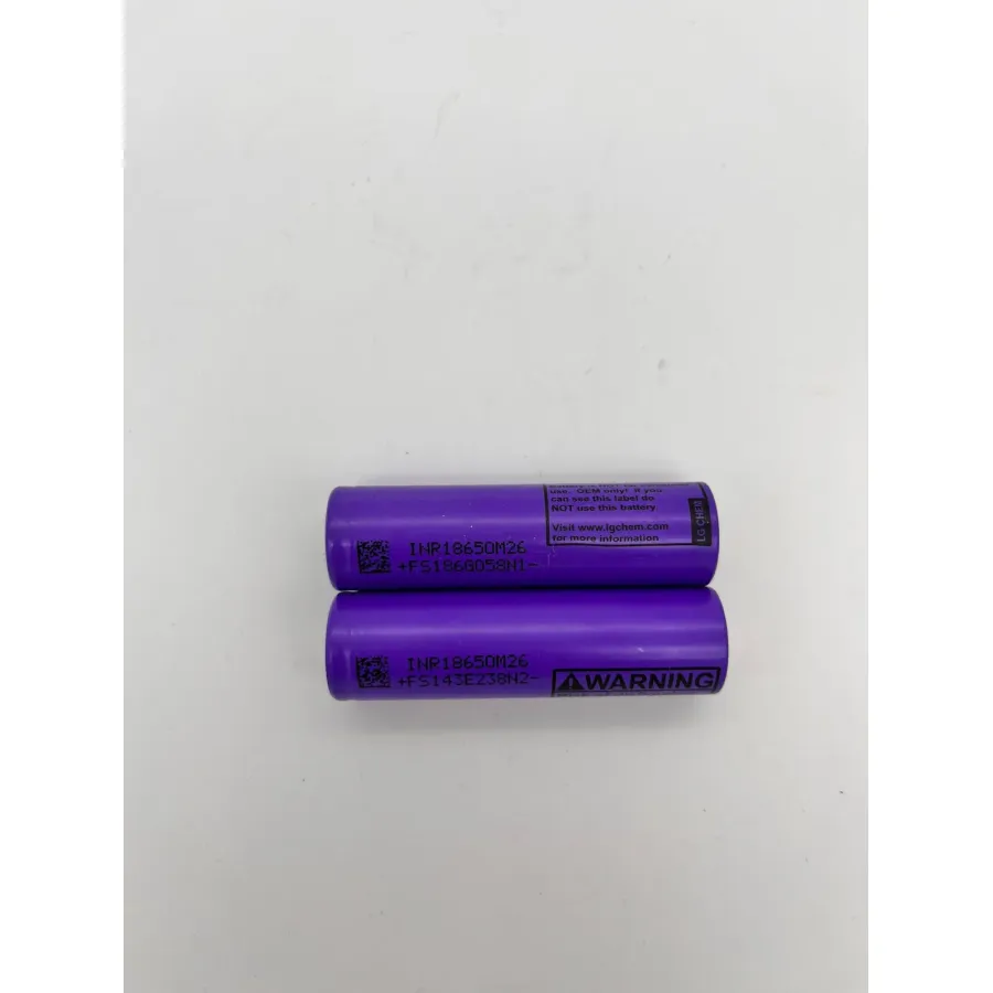 LG M26 18650 Li-Ion Pil – 2600 mAh, 3.65 V, 10 A (Yenilenmiş)