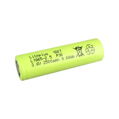 Lithplus L1865-2.5 Li-Ion Pil – 2450 mAh, 3.6 V (Yenilenmiş)