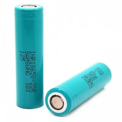 Samsung 20R 18650 Li-Ion Pil – 2000 mAh, 3.6 V (Yenilenmiş)