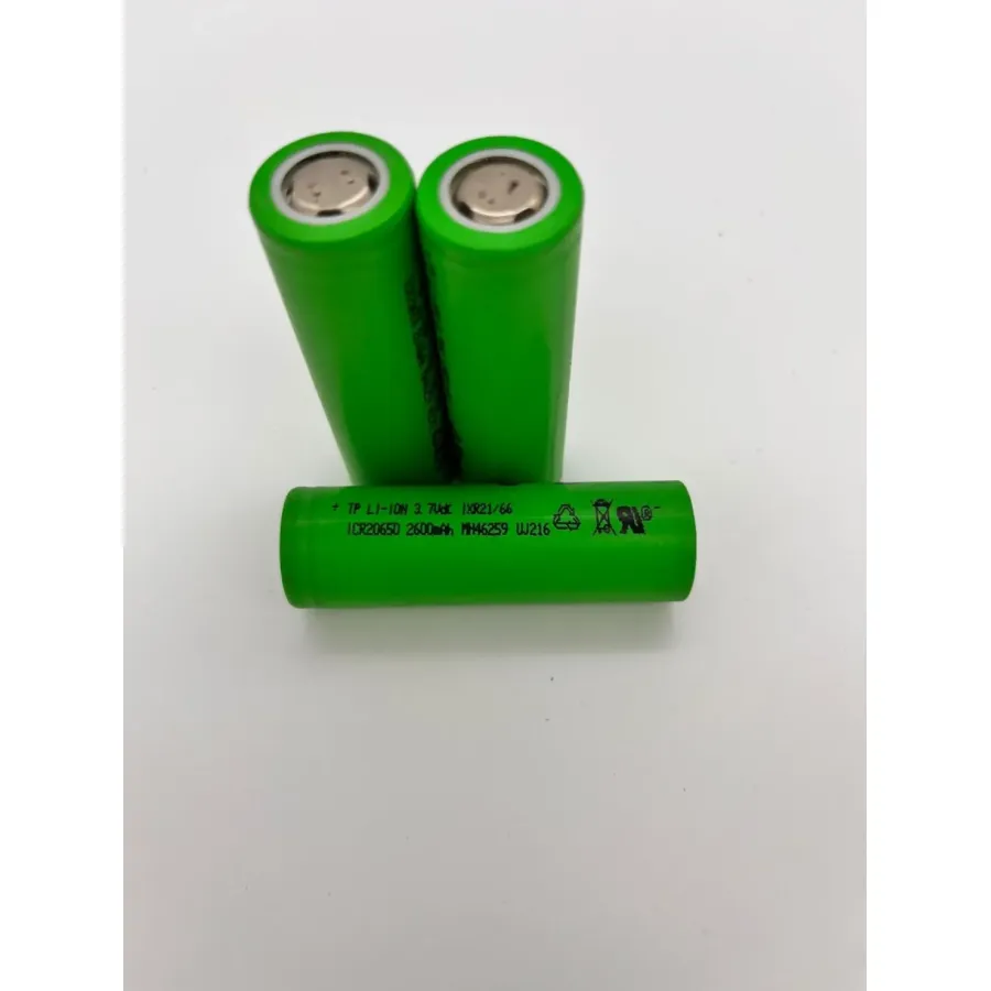 Yenilenmiş Tenpower ICR20650 Li-Ion Pil 2600 mAh 3.6V 30A